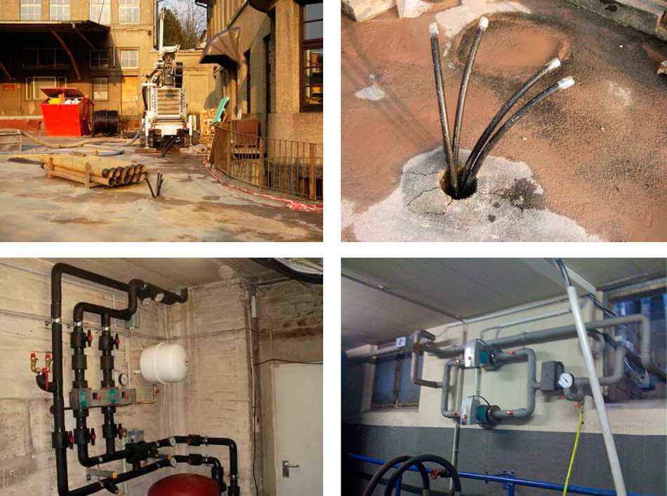 Geothermale Anlage für die Serverkühlung